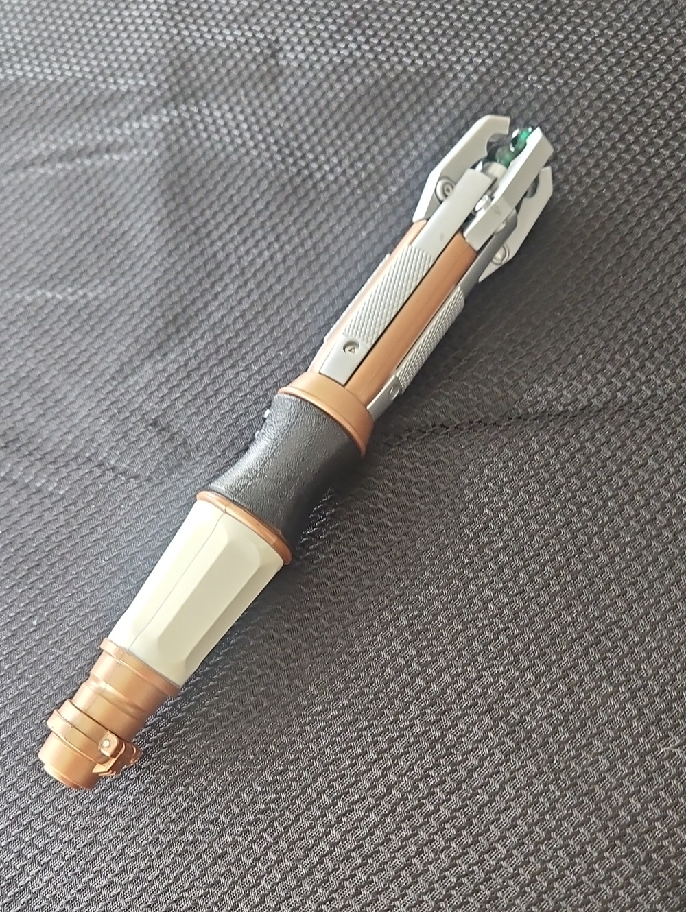 Sonic Screwdriver Replica in White, Bronze & Black